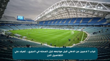 غياب 7 لاعبين عن الأهلي قبل مواجهة غزل المحلة في الدوري.. تعرف على التفاصيل الآن
